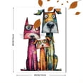 thumbnail image 3 of QISVANSET Whimsical Animals Canvas Wall Art 15.75x11.81 Inches, 3 of 5