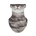 thumbnail image 3 of Mascarilla para el cuello con trabillas para las orejas, diseño de gatito, tela de poliéster, protección solar contra el polvo, resistente al viento Estilo B, 3 of 8
