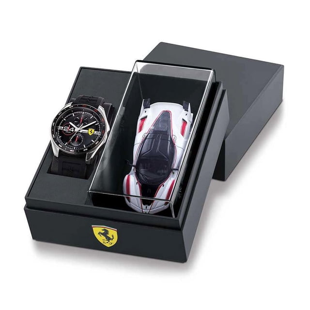 Set Reloj Ferrari Hombre Speedracer Negro 0870045 - S007 Ferrari 0870045
