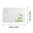 thumbnail image 3 of Entrance Door Mat | Elegant Silk Carpet Mat for Entryway | Non-Slip Bottom | Dirt Removal Effect | Stylish Pattern | Indoor Home or Office Use | 1 Piece | Large Size, 3 of 7