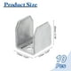 thumbnail image 2 of Uxcell 10Pcs Soporte en U para paneles de 0.67", 17x17x20mm Soportes metálicos en forma de U, 2 of 6