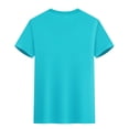 thumbnail image 4 of NuoCaiYun Summer Elastic Sports Tops for Men Solid-Color Casual Short Sleeved Round-Neck Blouses, 4 of 6