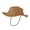 Brown, variant on Outdoor Sun Shield Fisherman Hat with Wide Brim for Hiking And Casual Wear Breathable UPF Beret Style Cap Black One Size