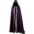 thumbnail image 3 of Vestido medieval Ropa medieval para mujer Capa con capucha para mujer Capa de sacerdote medieval Disfraz largo de cosplay Sacerdote Tallas grandes Disfraz de carnaval de Halloween Adulto, 3 of 3