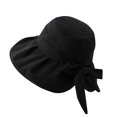 thumbnail image 4 of YWDJ Wide Brim Hats for Women Women Summer Sun Protection Fashion Outdoor Sunhat Peaked Cap Black One Size, 4 of 4