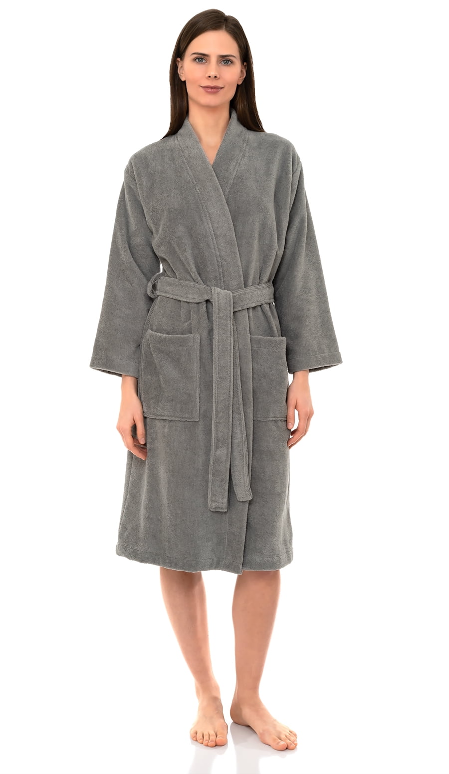 towelling lined bathrobe