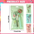 thumbnail image 3 of Cute Lollipop Stationery Set, Aesthetic Stationery Kit with Correction Tape, Utility Knife, Multi-Color Retractable Pen & Gel Pens, Kawaii Desk Supplies for Daily Writing and Note Taking, 3 of 4