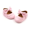 thumbnail image 3 of Newborn Girls PU BowKnot Princess Shoes, 3 of 6