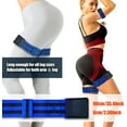 thumbnail image 2 of Bandas para glúteos (paquete de 2), bandas de restricción del flujo sanguíneo para mujeres y hombres, bandas de entrenamiento BFR ajustables para glúteos y desarrollo de cadera, bandas de resistencia, 2 of 5