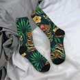 thumbnail image 5 of Fuzoiu Tropical Tribe Mask Print Athletic Crew Socks for Men & Women,Casual Crew Socks,Above Ankle Crew Socks for Business, Casual, 5 of 6
