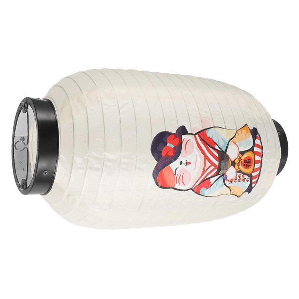 JECOMPRIS Traditional Japanese Silk Lantern – Hanging Decor For Sushi Restaurants, Izakayas, & Themed Parties (18.9" X 9.8", Assorted Colors)