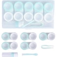 thumbnail image 1 of 5 Pair Contact Lens Case, Contact Lens Case, Portable Contact Lens Case Travel Kit, Colorful Contact Lens Storage Case with ,Green, 1 of 5