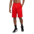 thumbnail image 4 of Champion Mesh Gym, Lightweight Athletic Shorts for Men Reg Tall, Crimson C Patch Logo, 3X-Large Big, 4 of 6