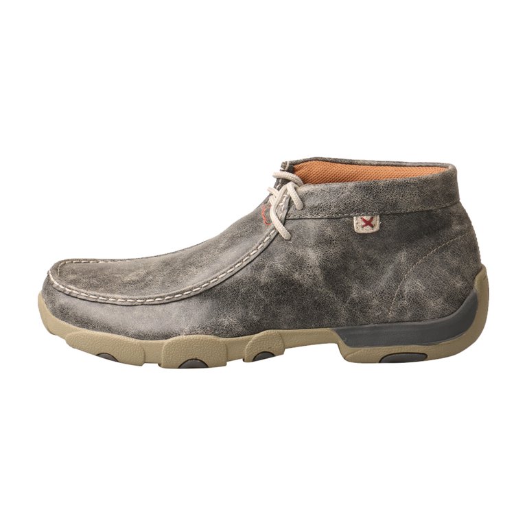 TWISTED X Adult Male Driving Moccasins, Color: Gray, Size  display picture 3