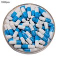 thumbnail image 4 of 1000pcs Transparent Hollow Gelatin Empty Separated Medical Powder Capsule Shells( Color : Red ), 4 of 5