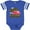 Football Blue and White, variant on Inktastic My Auntie is a Firefighter with Fire Truck Boys or Girls Baby Bodysuit