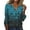 Mint Green, variant on kaprioy Womens-Tops-Long-Sleeve Henley Shirts V Neck Blouses Buttons Up Tunics Flowy Pleated Blouses Mint Green, M