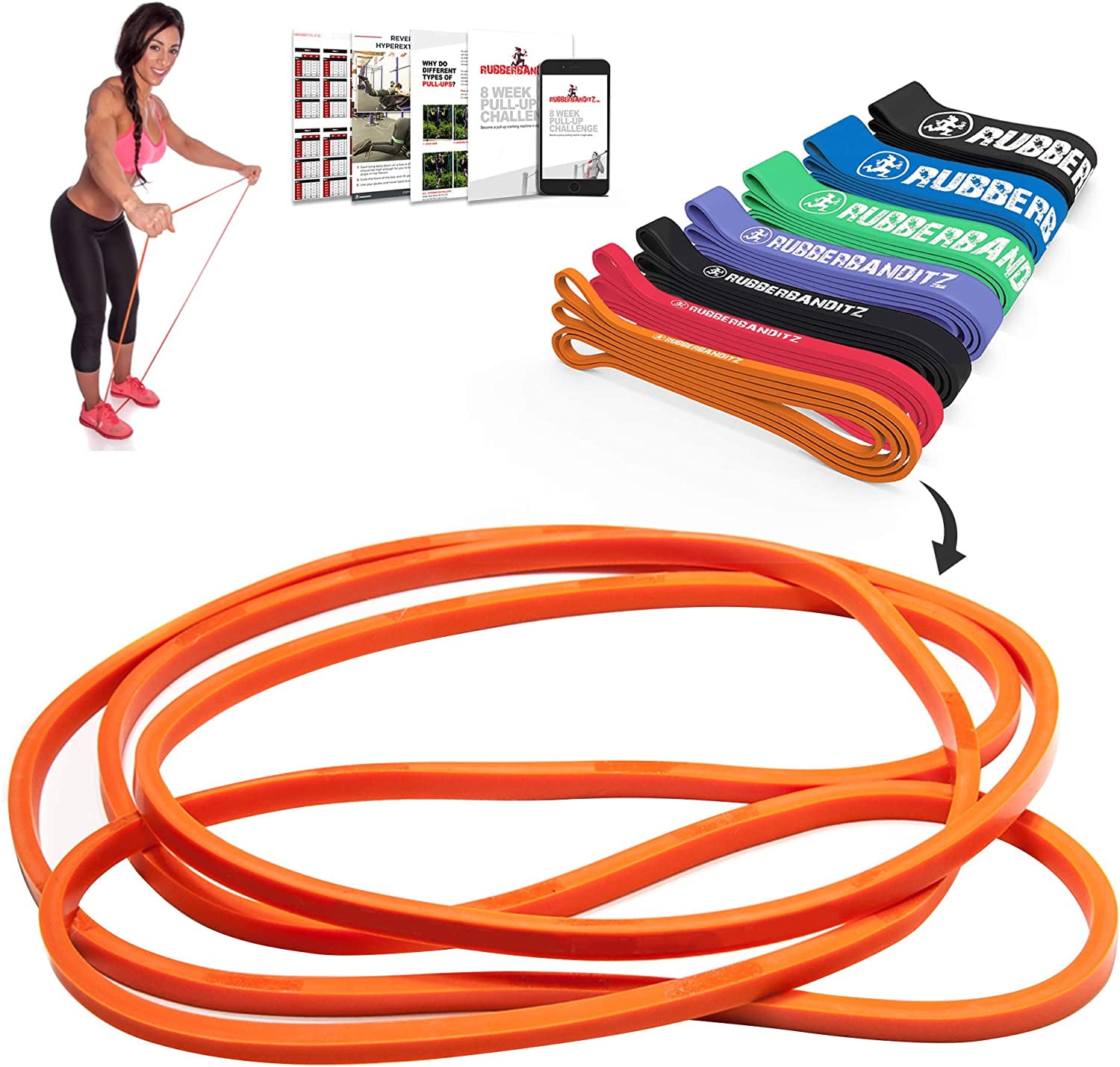 Exercise rubber bands for pull ups sale