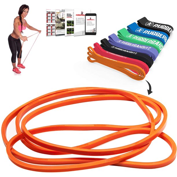 Pull up Assist Resistance Bands by Rubberbanditz Heavy Duty Loop