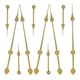 thumbnail image 3 of Long Shaft Clock Parts Kit, Elegant Design for Wall Clock Maintenance and Repair, 3 of 5