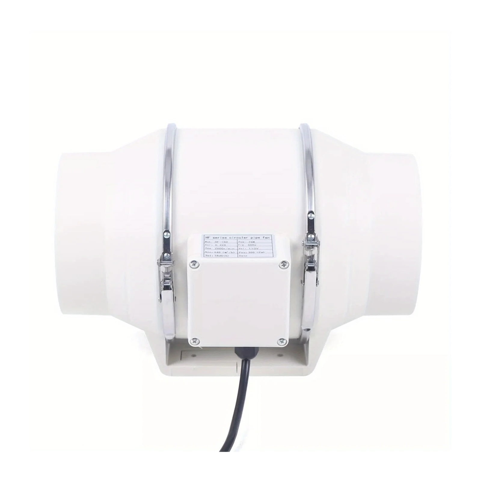 4'' 5'' 6" Inline Duct Fan Ventilation Exhaust Blower Fans Quiet for Ducting ,High Performance