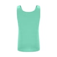 thumbnail image 3 of AKOEE Summer Tank Tops Women Loose Fit Casual Basic Tees Crewneck Sleeveless Plain Tshirts with Pleats (2XL, Green), 3 of 6