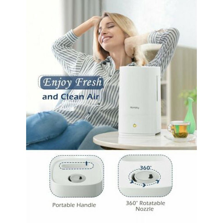 Homasy HM421A Cool Mist Humidifier Top Filling Design 4.5L