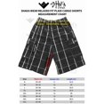 thumbnail image 6 of Shaka Wear Men's Relaxed Fit Plaid Cargo Shorts S~5XL, 6 of 6