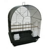 YML 1934BLK Round Top Small Bird Cage in Black