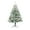 XL, variant on L Large Led Flocked Christmas Tree With Hinged Design For Holiday Fun 35.43 Inches Height