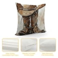 thumbnail image 4 of PHYHOO Retro Rustic Floral Skull Decorative Throw Pillow Case for Home Bedroom Room Dorm Decor,Gift for Teen Boys White, 4 of 5
