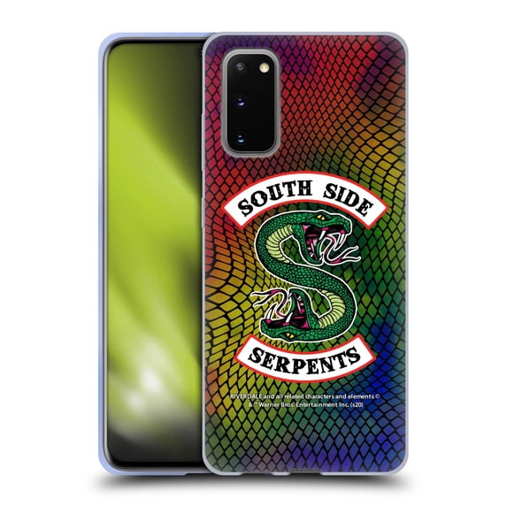 Head Case Designs Officially Licensed Riverdale South Side Serpents Snake Skin Print Logo Soft Gel Case Compatible with Samsung Galaxy S20 / S20 5G