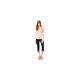 thumbnail image 3 of Aeropostale Womens LLD Floral Cropped Athletic Track Pants, Negro, X-Small, 3 of 3