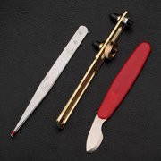 16-Piece Stainless Steel Watch Repair Tool Kit with Spring Bar Remover, Case Opener, Precision Holders, Non-Slip Handles for Home and Professional Use