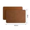 thumbnail image 5 of placemat Countertop Placemat Countertop Drying Mat Waterproof Faux Leather Placemat Heat-resistant Non-slip Dining Table, 5 of 7