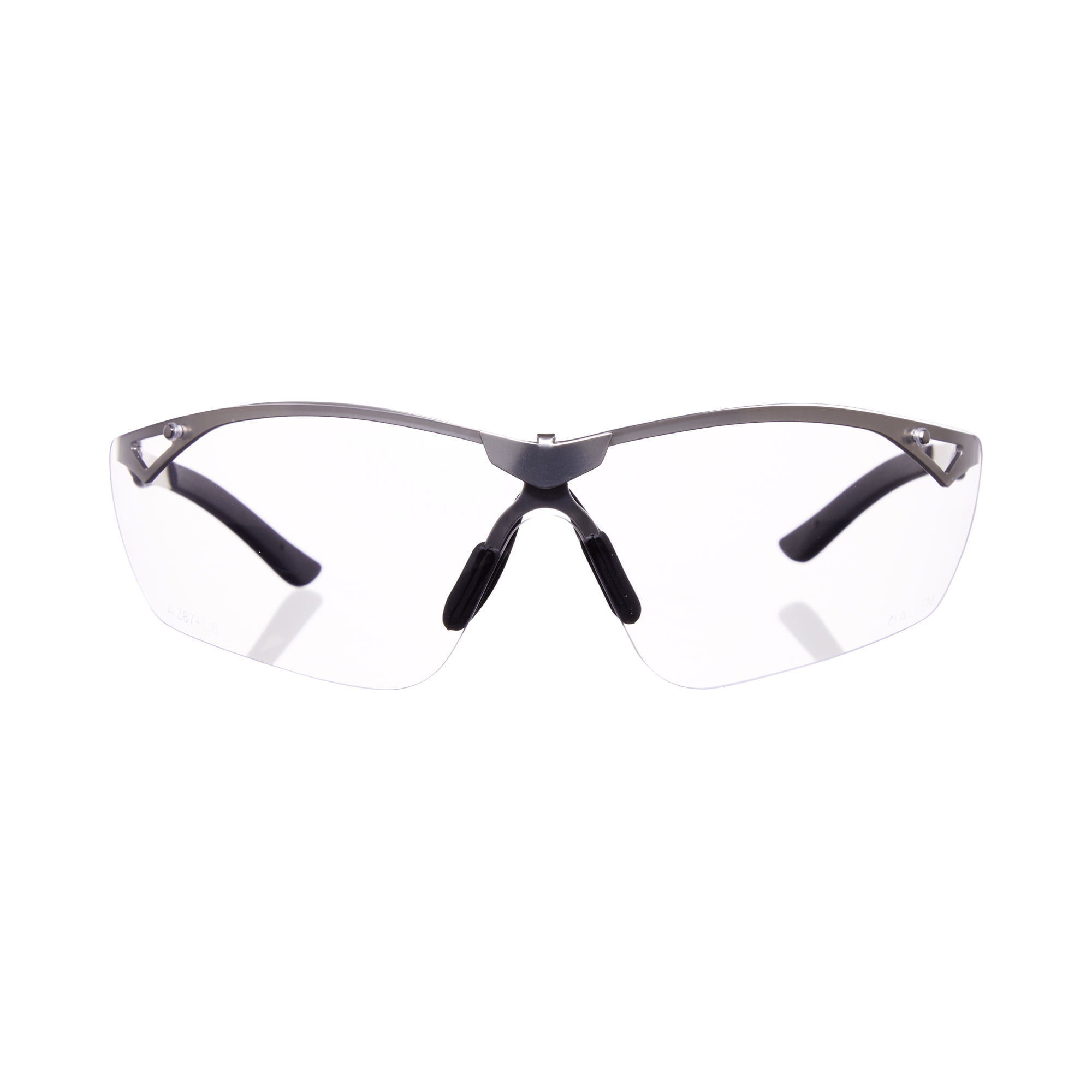 Allen Company Trigger Metal Frame Shooting Safety Glasses, Clear Lenses, Ansi Z87.1+ & Ce Rated