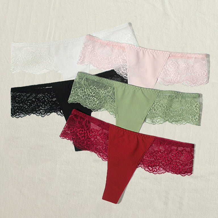 zuwimk Panties For Women Thong,Women's High Waisted Cotton