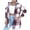 Red, variant on Homenesgenics Womens Coats and Jackets Warm Women Plaid Lapel Woolen Button Up Pocketed Long Sleeve Shirt Coat Jacket Outwear
