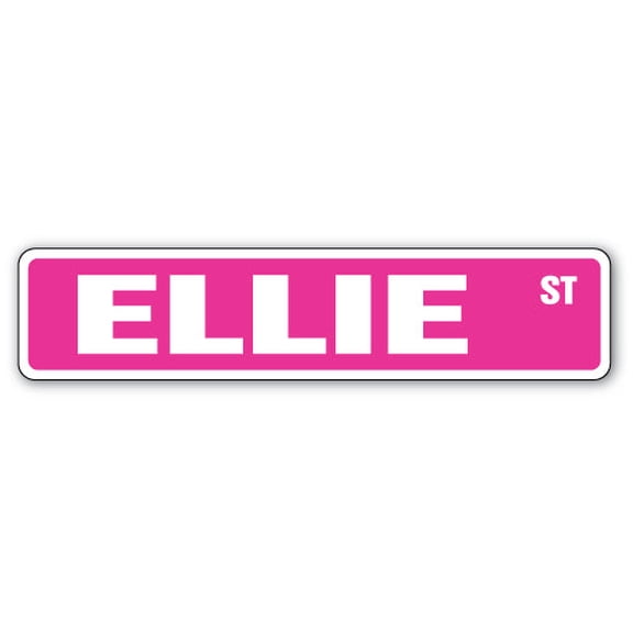 SignMission SS-ELLIE 4 x 18 in. Ellie Street Sign