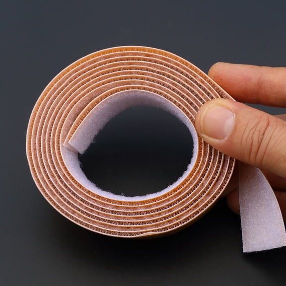 Multi-Purpose 30mm White Hook and Loop Tape - Waterproof, Heat Resistant with No-Residue Removal
