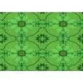 thumbnail image 1 of Ahgly Company Indoor Rectangle Patterned Lime Green Area Rugs, 7' x 9', 1 of 6