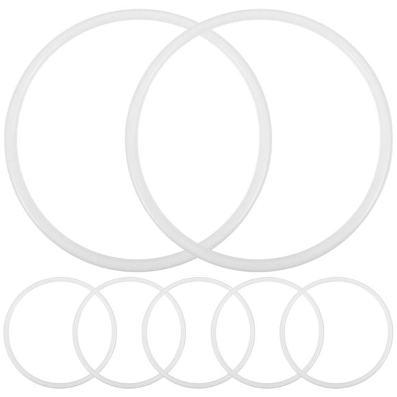 White Plastic Dreamcatcher Ring for DIY Projects and Wall Hangings 13cm