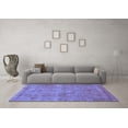 thumbnail image 3 of Ahgly Company Indoor Rectangle Abstract Blue Modern Area Rugs, 4' x 6', 3 of 4