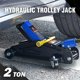 thumbnail image 2 of Elevador de suelo hidráulico DNA MOTORING, 2 toneladas, 5,1-13 pulgadas, azul, 2 of 7