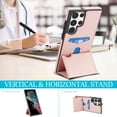 thumbnail image 5 of Allytechgroup Wallet Case for Samsung Galaxy S22 Ultra with Credit Card Slot, PU Leatehr Phone Case with Stand RFID Blocking Shockproof Back Cover for Samsung Galaxy S22 Ultra for Women Men, Rosegold, 5 of 5
