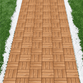 thumbnail image 5 of Renwick Pack of 10 Interlocking Flooring Tiles for Outdoor & Indoor Patio Garden 12"x12", Wood, 5 of 8