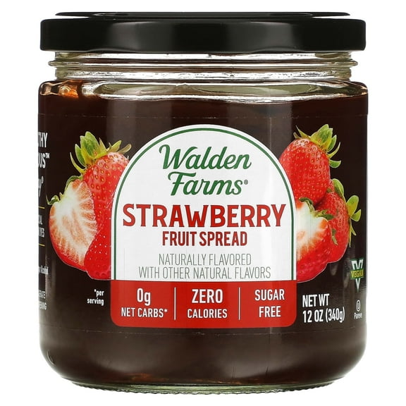 Walden Farms Calorie Free Fruit Spread Strawberry 12 oz Pack of 3