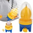 thumbnail image 2 of Golden Egg Egg Shaker Portable Manual Blue - Egg Mixer Portable Silicone Egg Yolk Mixer Manual Egg Pulling Device Egg Yolk and White Mixer Kitchen Small Tools （1Pc）, 2 of 9