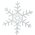 thumbnail image 1 of Vickerman X106272 72 in. Forked Snowflake Christmas Ornament with 480 Pure White LED Lights, 1 of 1