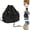 Black, variant on Large-Capacity Drawstring Convertible Tote Backpack,Lightweight Nylon Multi-Compartment with Anti-Theft Pocket,Solid-Color Shoulder Bag for Work Travel Shopping (Caramel)